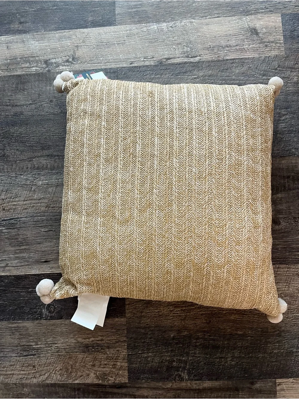 Palm Studio Indian Raffia block print Style Floral Block Throw Pillow! 20” x 20”